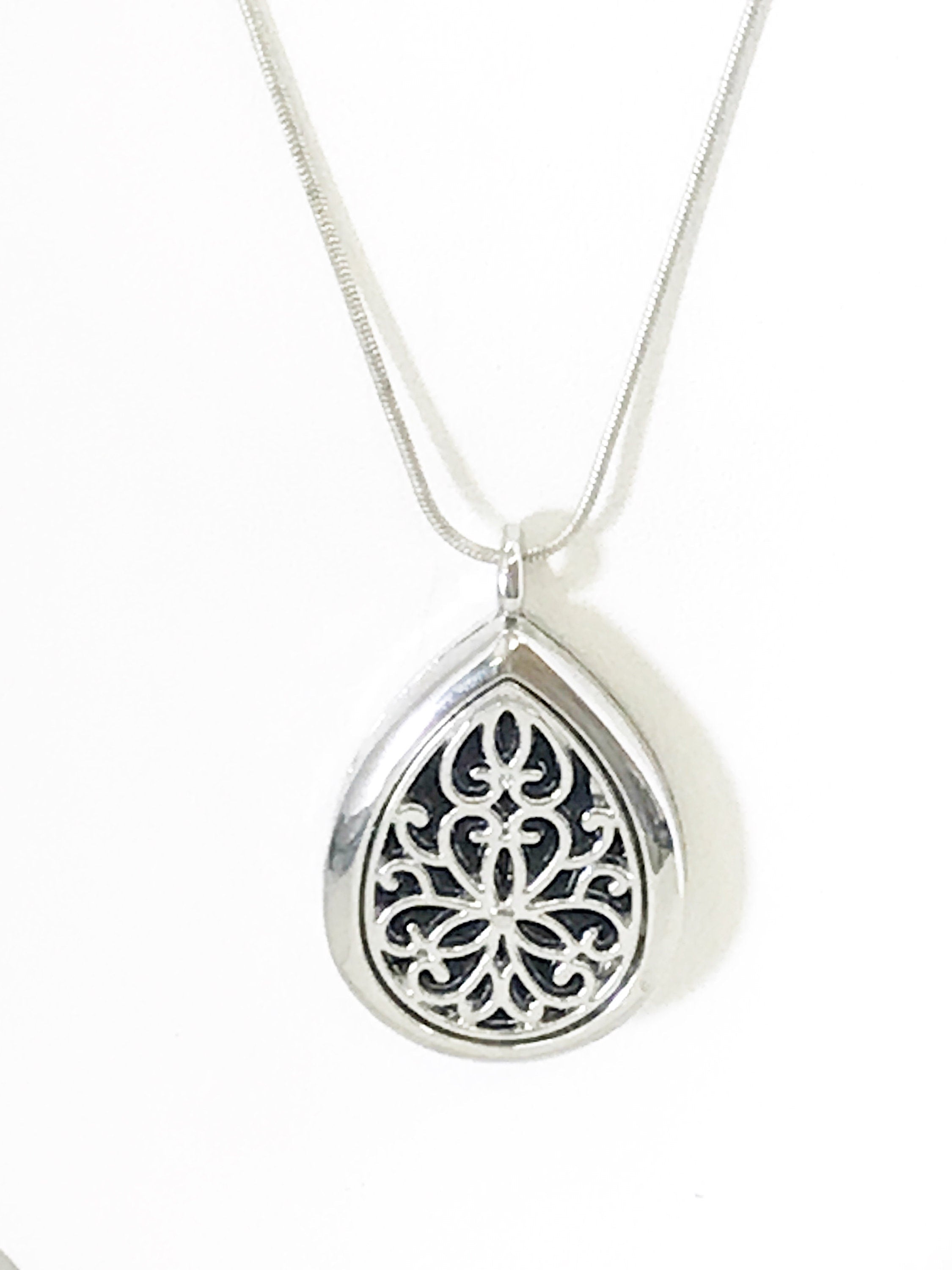 Scent Diffuser Necklace, Teardrop Diffuser