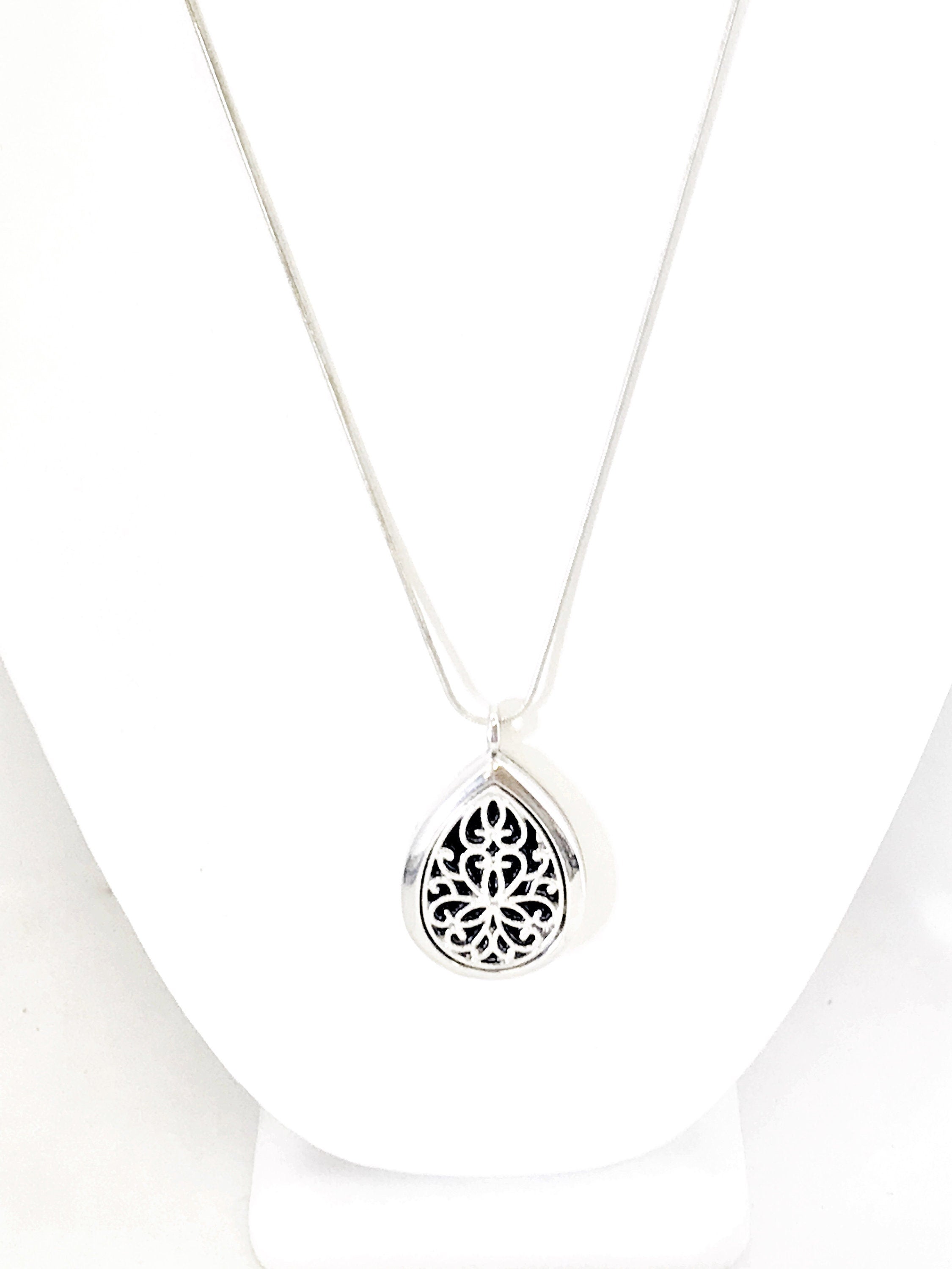 Scent Diffuser Necklace, Teardrop Diffuser