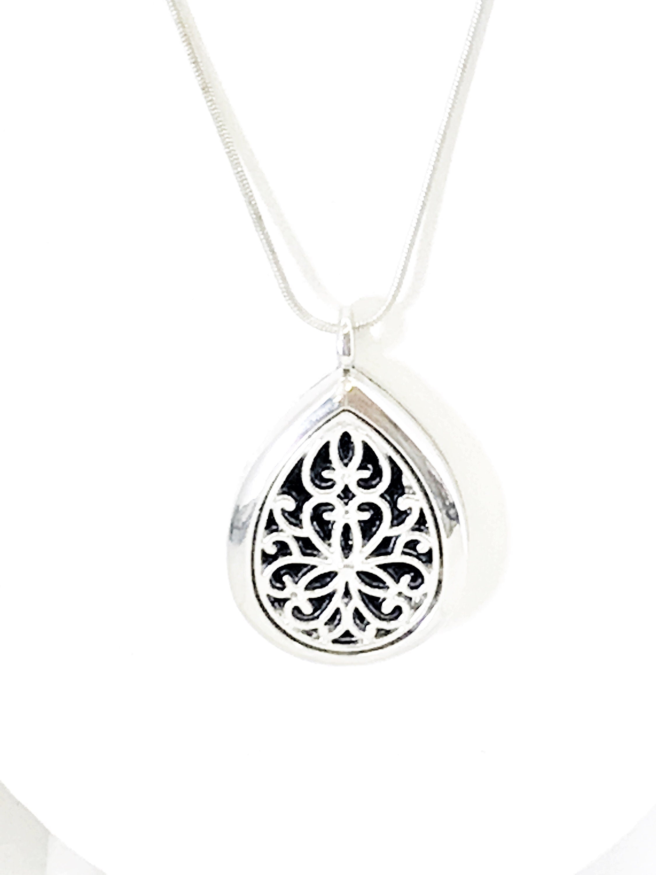 Scent Diffuser Necklace, Teardrop Diffuser